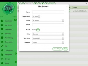 Add Alert Recipients